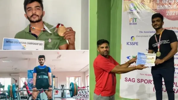 Parul university student wins gold medal in the recently held powerlifting Nationals