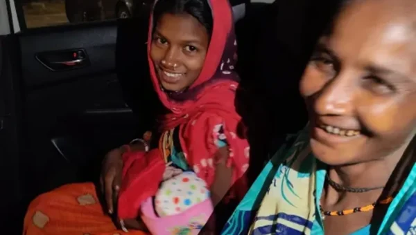 A missing new born baby of Lilothra village, Vadodara rescued from Bihar