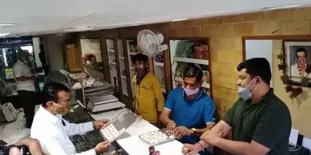 Food safety department checking at sweet farsan shops in Vadodara