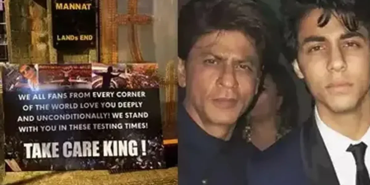 ‘Take care King’: Shah Rukh’s fans drop messages of support outside Mannat