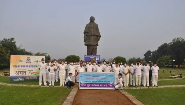 Indian Coast Guard conducts march to spread the message to avoid Single Use Plastic