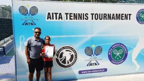 Santushti Agrawal U-12 Winner in AITA National Tennis Tournament Singles and Doubles