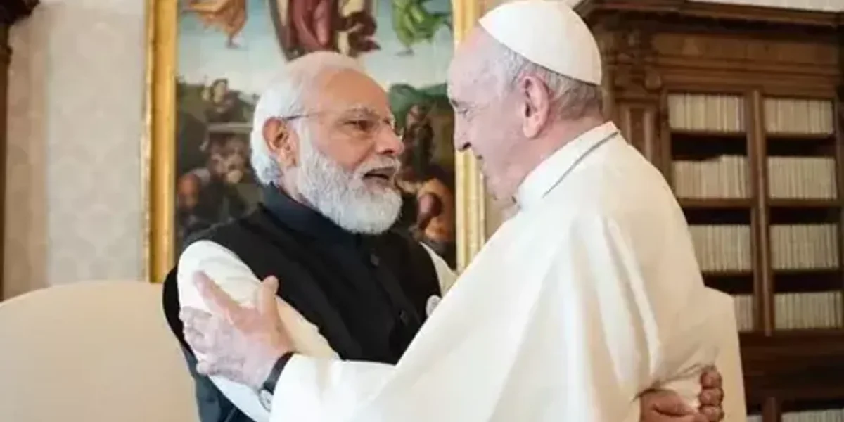 Pope Francis invited by PM Modi to India during a ‘very warm meeting’