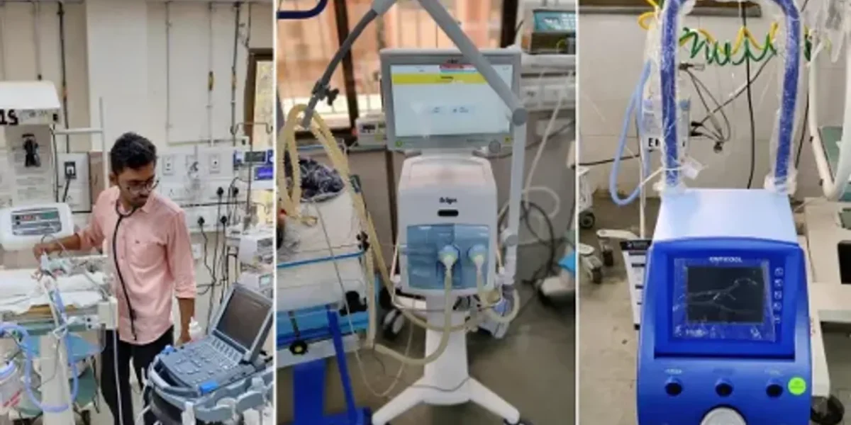 Crompton Greaves Company provided state-of-the-art medical equipment worth over Rs. 1 crore to the pediatric ward of Sayaji Hospital under CSR