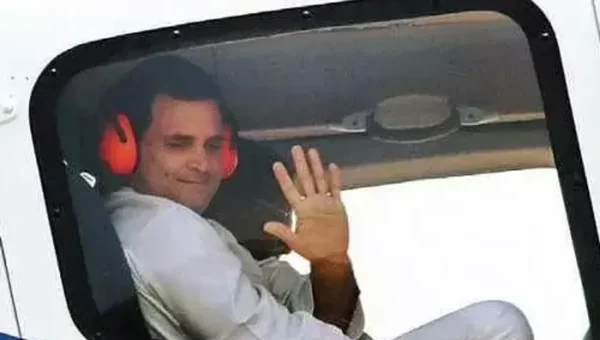 Rahul Gandhi leaves Lucknow Airport after a slight argument with UP cops over transport
