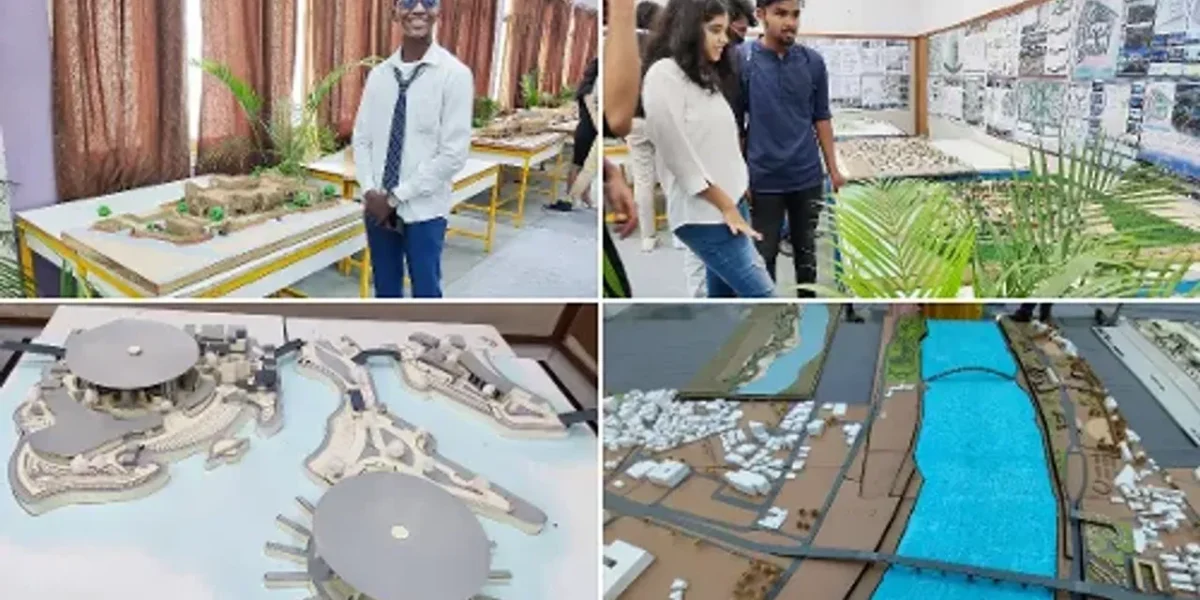 Parul University holds a unique display of art and creativity on World Architecture Day