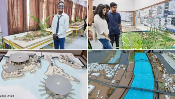 Parul University holds a unique display of art and creativity on World Architecture Day