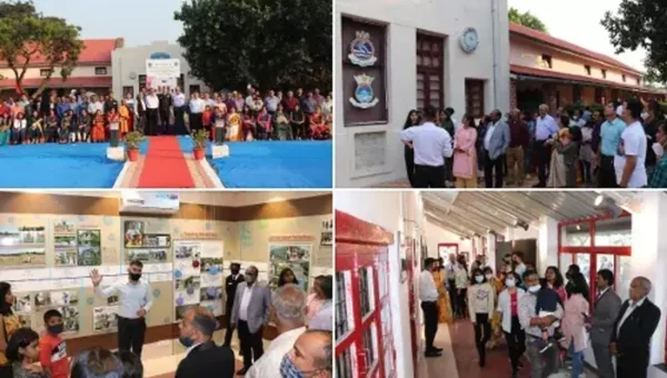 Ex Servicemen and their families visit INS Valsura museum