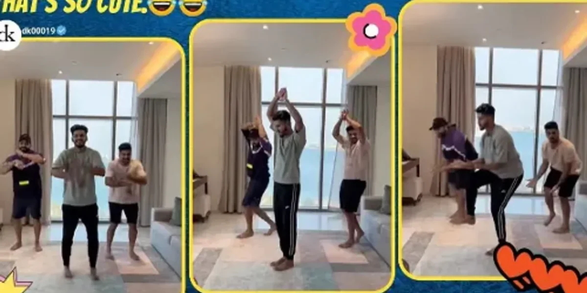 Shreyas Iyer dazzles everyone by dancing with Rohit Sharma and Shardul Thakur