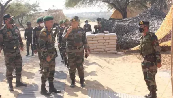 Army Commander Southern Command visit Jaisalmer Military station