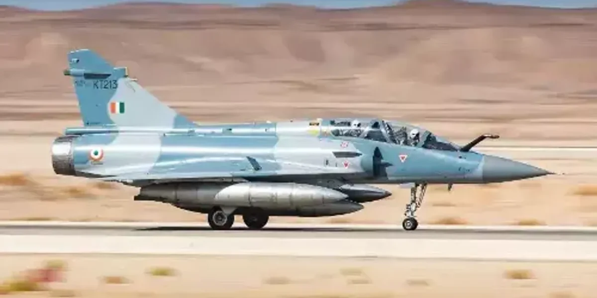 IAF got wo Mirage 2000 fighter jets from France to add to combat aircraft force.