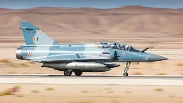 IAF got wo Mirage 2000 fighter jets from France to add to combat aircraft force.