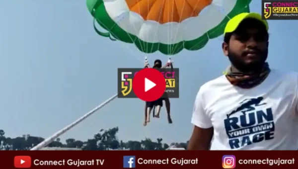 Diu: Couple fell in the middle of the sea during Parachute ride