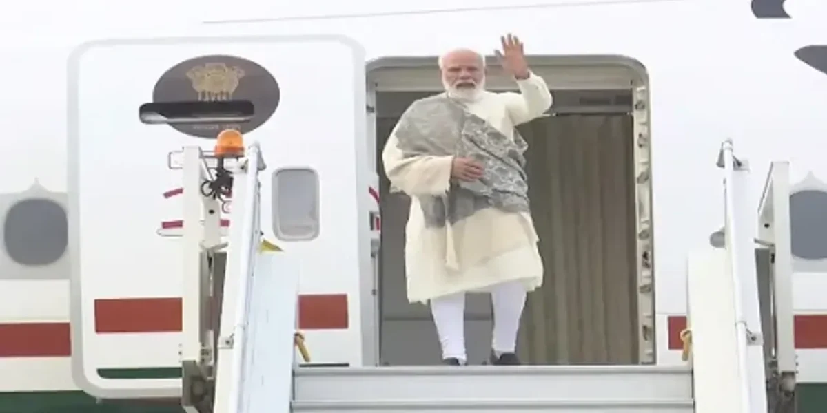 Prime Minister arrives in New Delhi after a successful five-day visit to Italy, UK