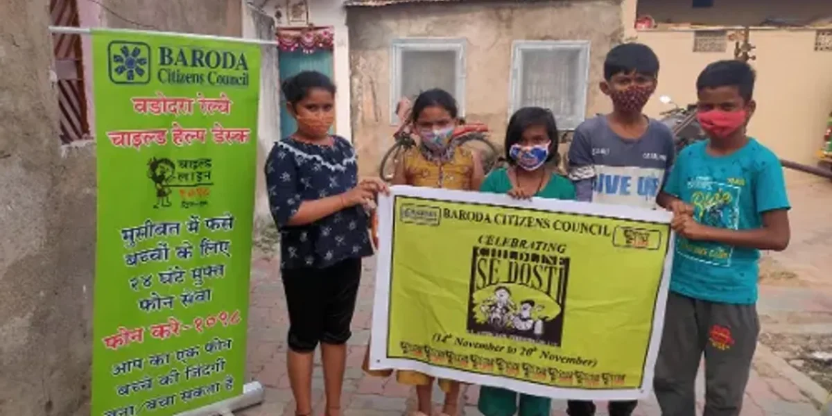 Baroda Citizens Council celebrated “Childline Se Dosti Week”