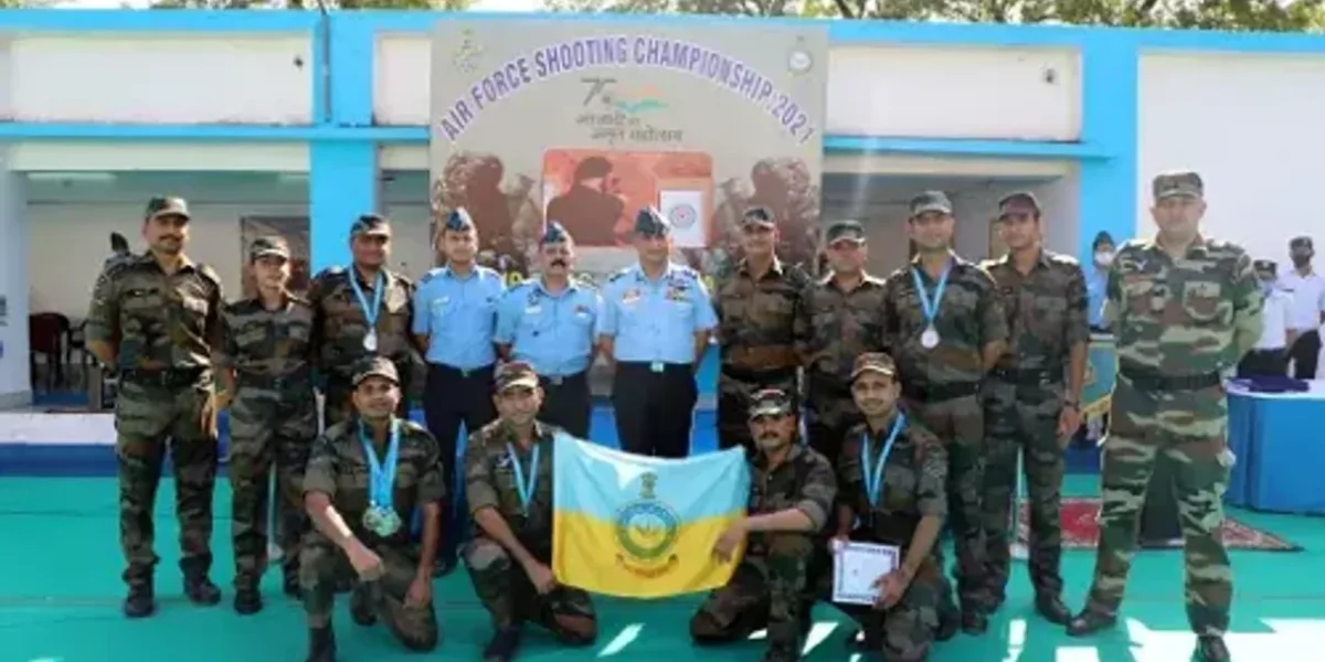 Indian Air Force Shooting Championship held at Vayushakti Nagar, Gandhinagar