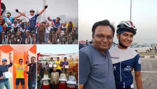 Vadodara boy won Gold in 26th National Road Cycling Championship held at Kurukshetra