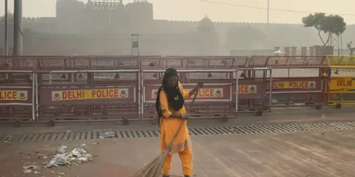 Delhi’s air quality improves slightly