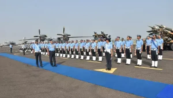 Air Marshal Vikram Singh, Air Officer Commanding-in-Chief, South Western Air Command visited Air Force Station Vadodara