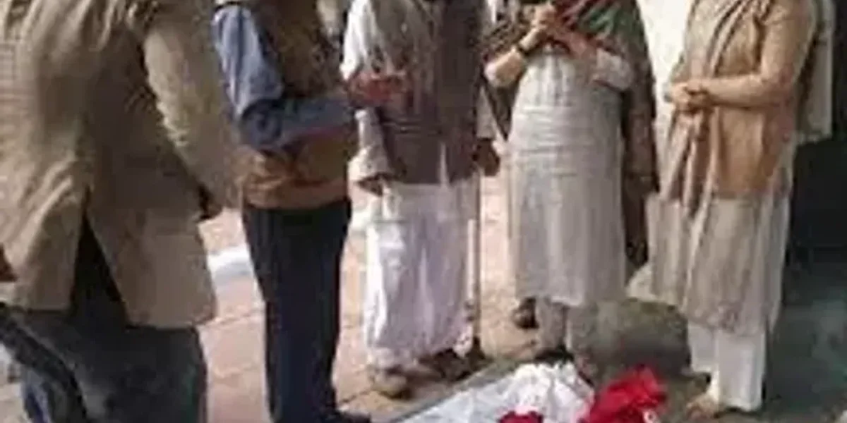 Gen Bipin Rawat’s daughters collect ashes, to immerse them in Haridwar