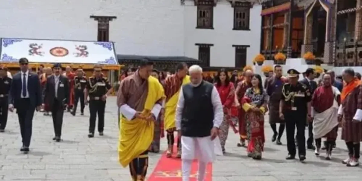 Bhutan’s highest civilian honour was bestowed by Prime Minister Narendra Modi
