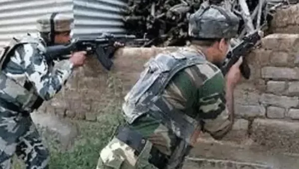 In Pulwama, J&K, terrorist killed in a gunfight with security forces; the search is underway