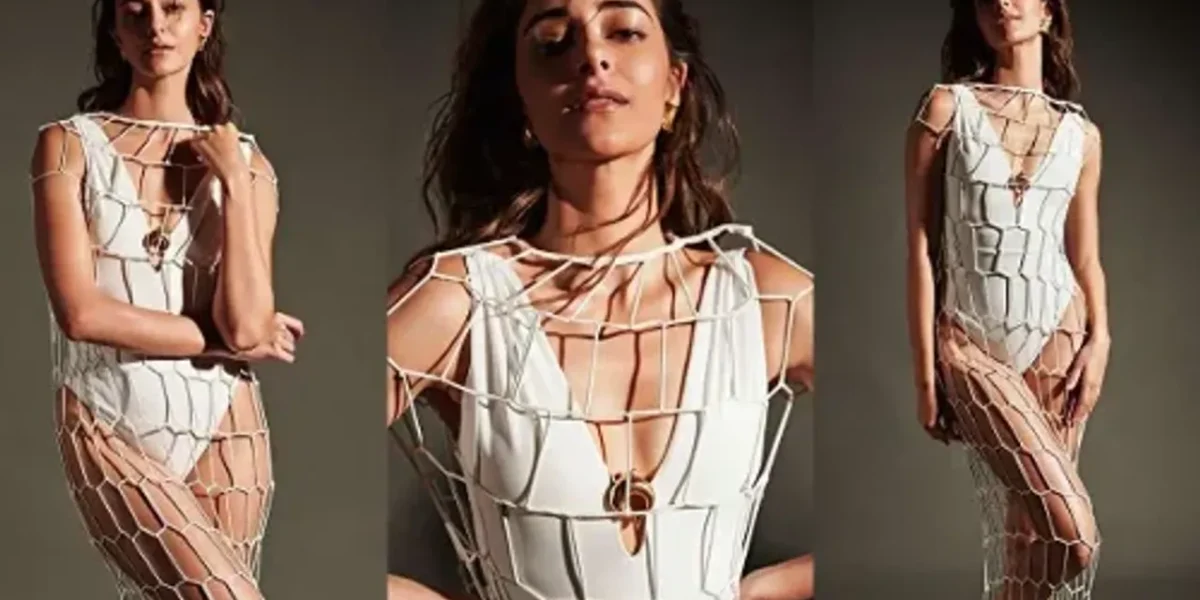 Ananya Panday poses in a white monokini with net for a bold photoshoot, trolled herself
