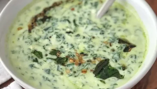 A perfect green pair for your biryani, Cumber- Spinach Raita