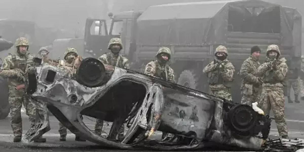 In Kazakhstan, dozens of protesters were killed, along with 12 police officers