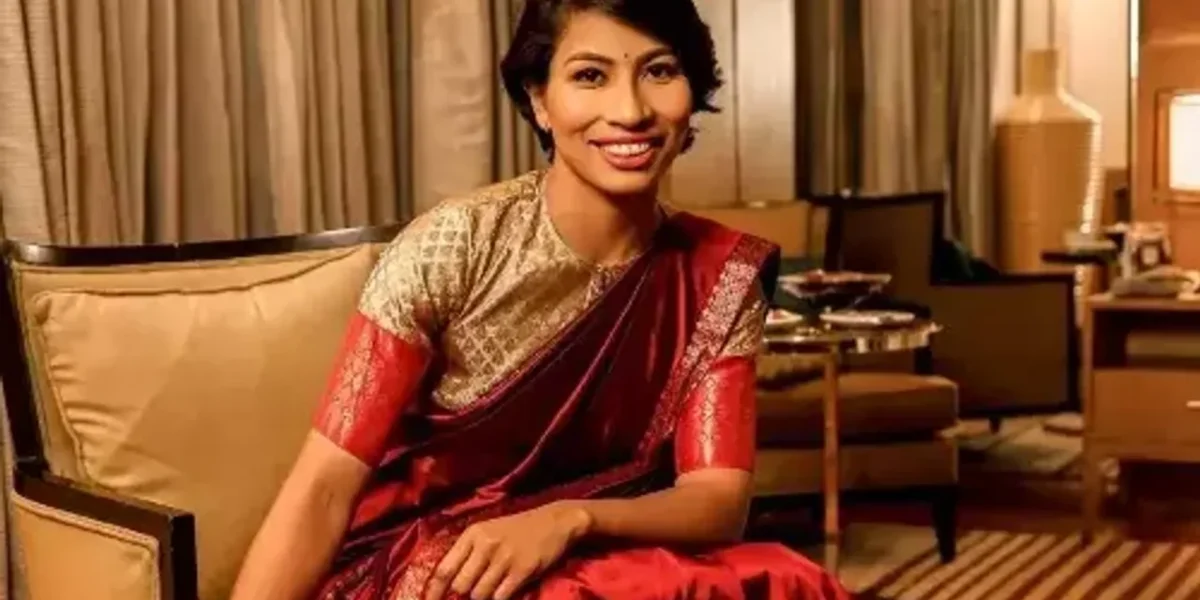 Olympic medallist Lovlina Borgohain walks the ramp at North East Festival