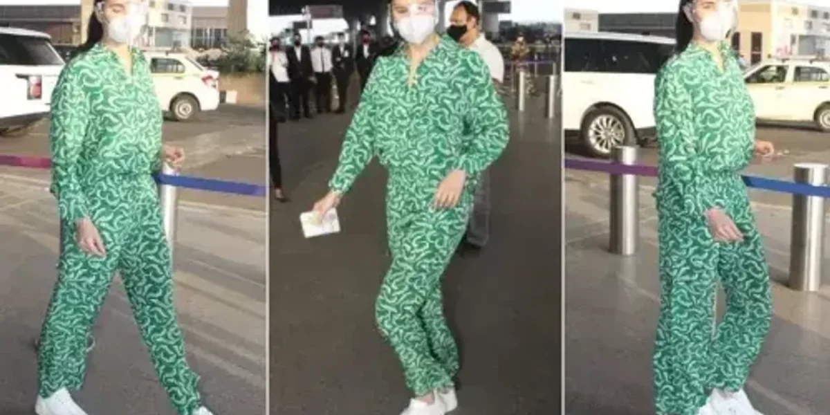 Katrina Kaif’s comfy look at the airport in cool co-ordinates proves green is the new black