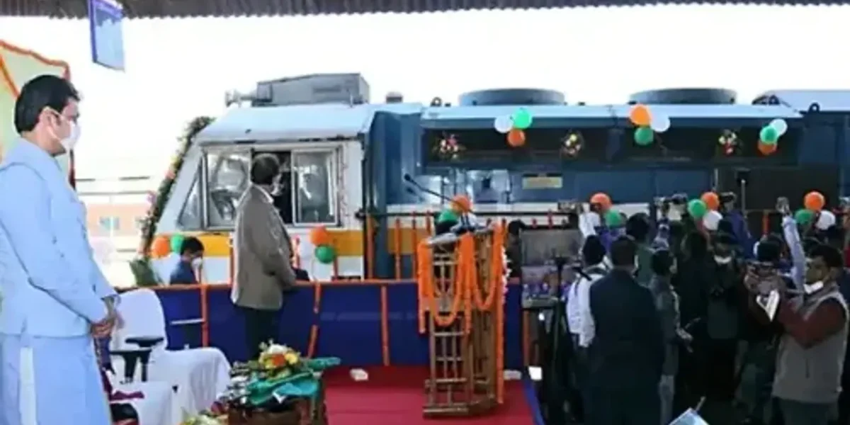 Tripura CM flagged off the first Jan Shatabdi linking India’s seven sisters