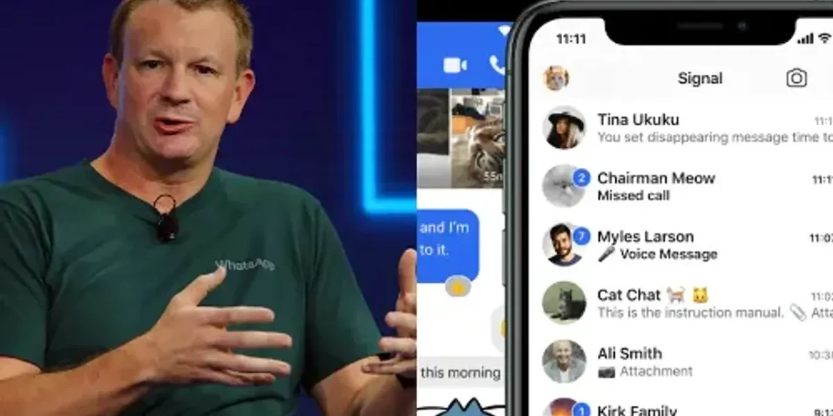 Moxie, the CEO of Signal, resigns, and Acton, the co-founder of WhatsApp, takes over meanwhile