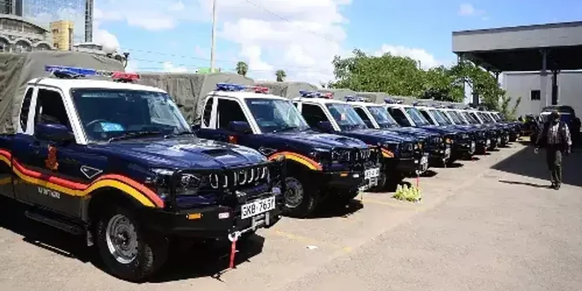 Kenya Police inducted 100 Indian made Mahindra Scorpio Getaway pick-up trucks