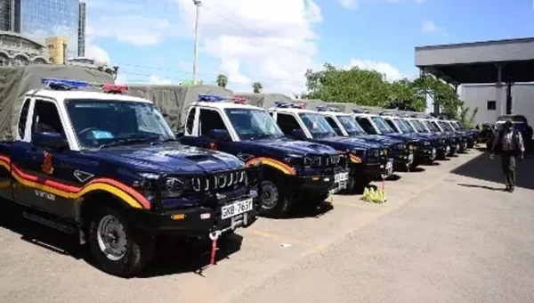 Kenya Police inducted 100 Indian made Mahindra Scorpio Getaway pick-up trucks