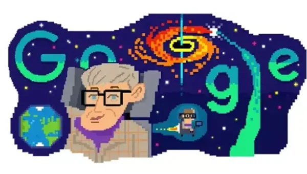 On Stephen Hawking’s 80th birthday, Google created a special doodle to pay tribute
