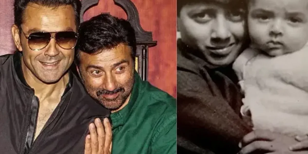 Sunny Deol wishes Bobby Deol a happy birthday, shares a sweet childhood photo