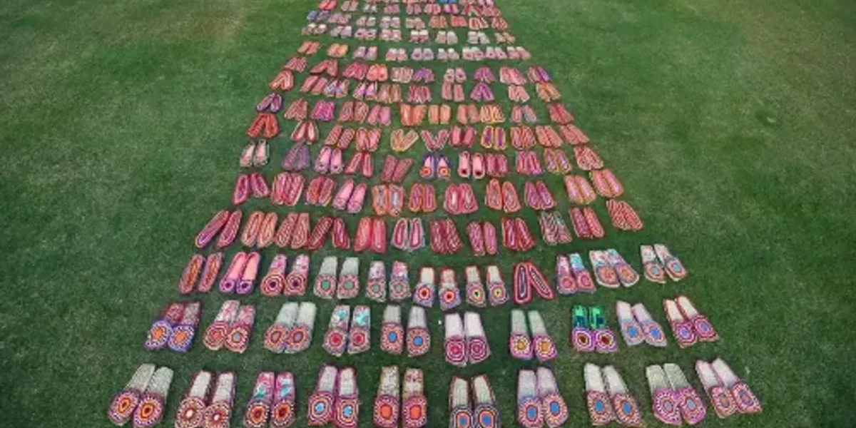 PM Modi sent 100 pairs of jute shoes to people working at Varanasi’s Kashi Vishwanath Dham