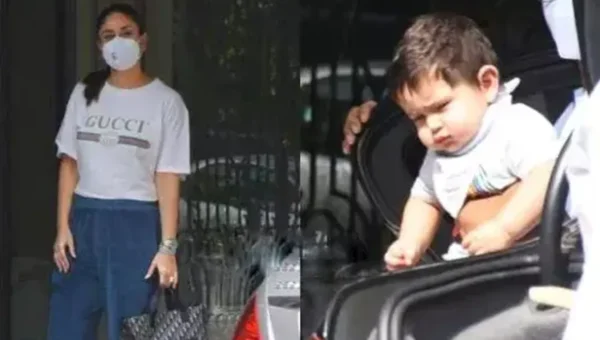 Kareena Kapoor Khan steps out in Gucci tee as she spends Saturday with Jeh, Karisma, dad Randhir Kapoor