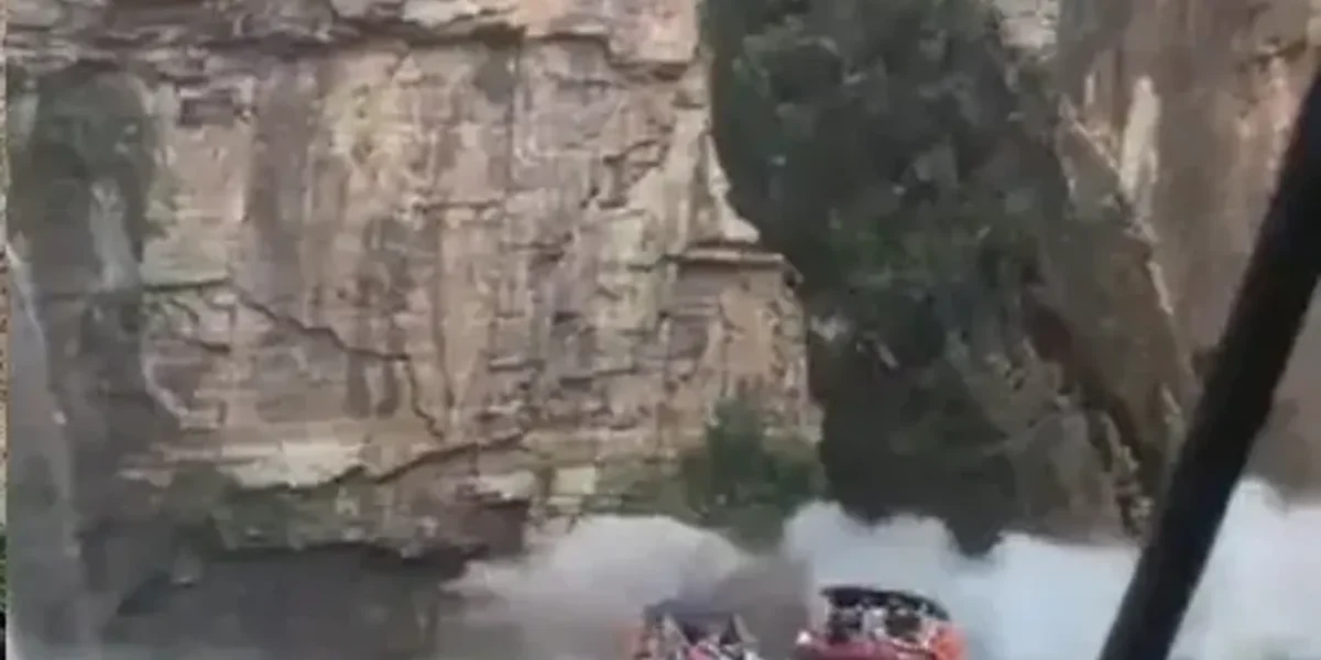 Seven dead, several injured after section of canyon collapsed at Brazilian waterfall
