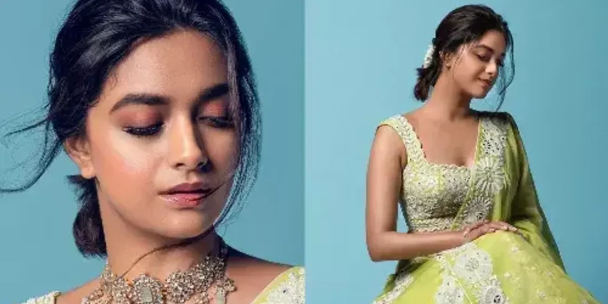 Keerthy Suresh is ‘feeling sublime’ in a lime green lehenga