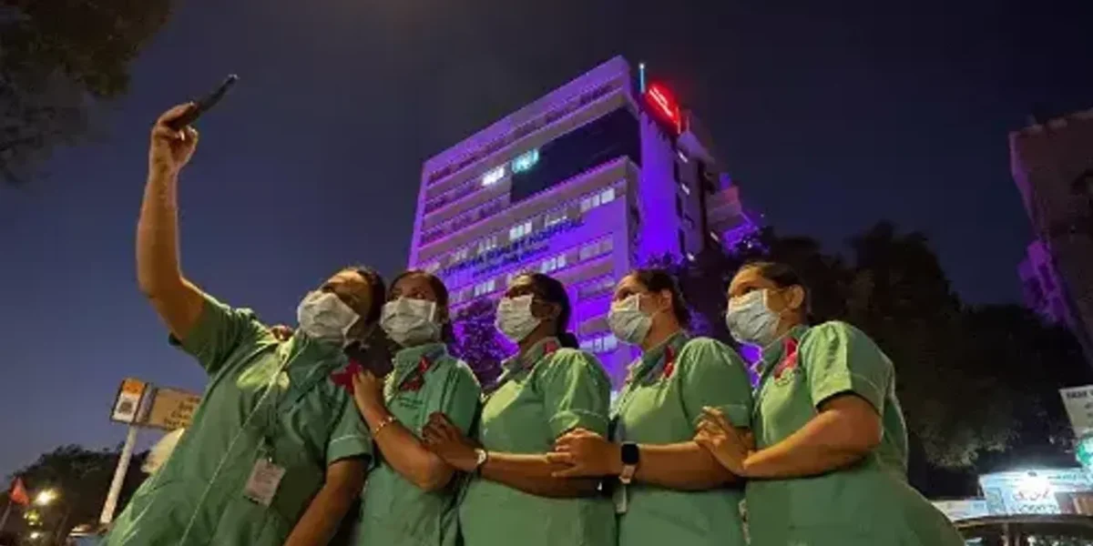 Zynova Shalby Hospital turns PURPLE to create cancer awareness on the occasion of World Cancer Day