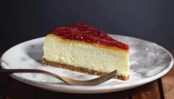This strawberry and basil cheesecake will help you forget about your Tuesday blues