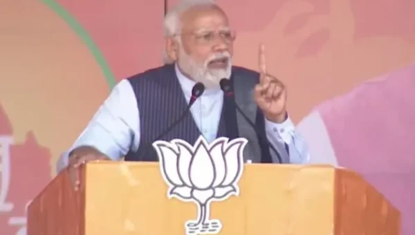 PM Modi speaks at a rally in Pathankot, urges people to join BJP in Punjab and bid farewell to the Congress