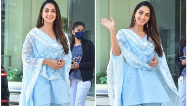 Kiara Advani’s breezy blue kurta set is a perfect pick for a casual day out