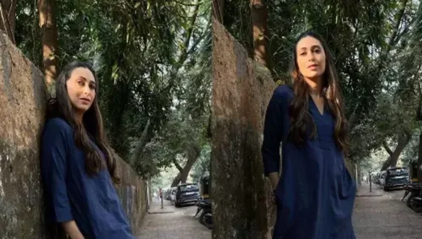 Karisma Kapoor is epitome of winter Trends in khadi kurta, plaid pants