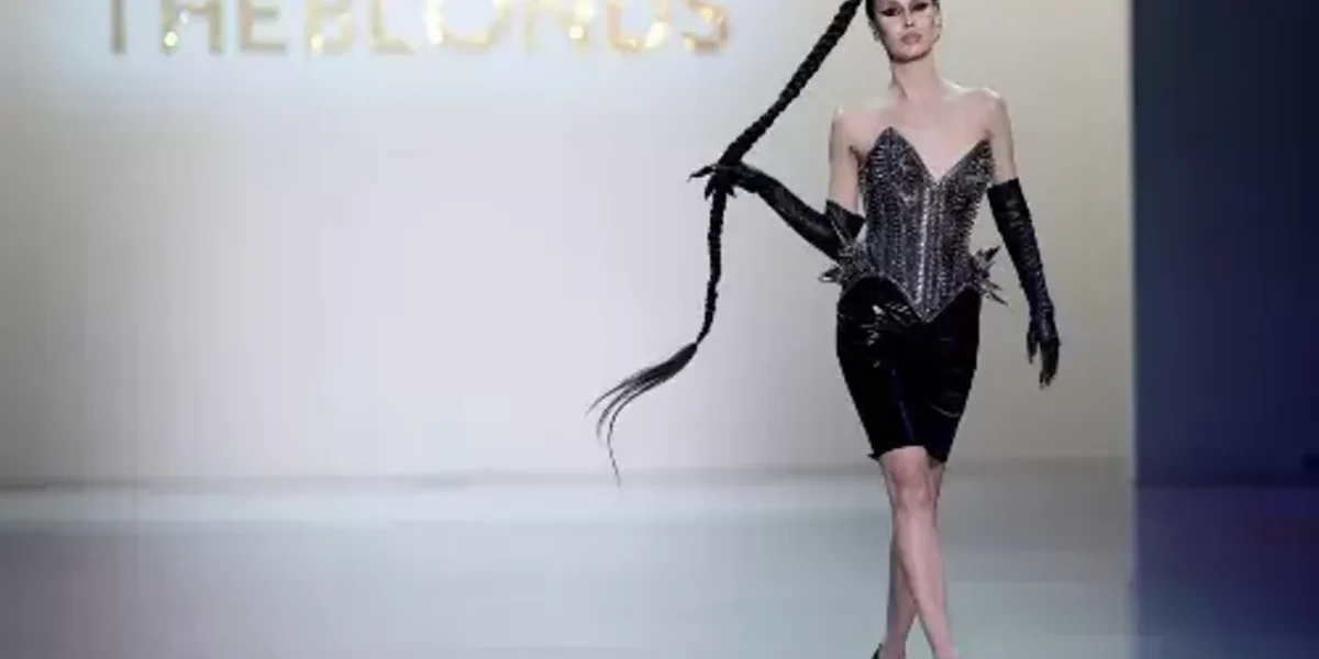 The Blonds end fashion week with hot vampires, writhing trio