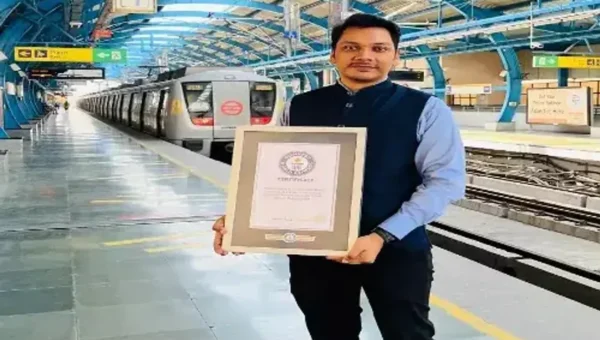 DMRC employee sets world record for travelling to all metro stations in 16 hours