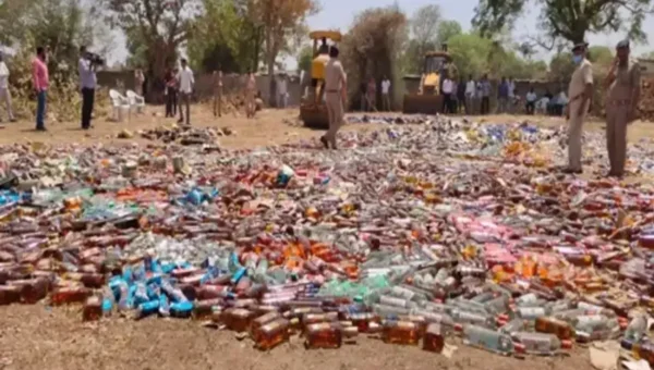 Ahmedabad: Liquor worth Rs 1.67 crore seized in Covid years, destroyed