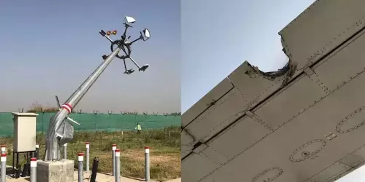 Delhi-Jammu SpiceJet plane collides with pole before takeoff at Delhi airport